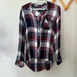 Rails plaid button up